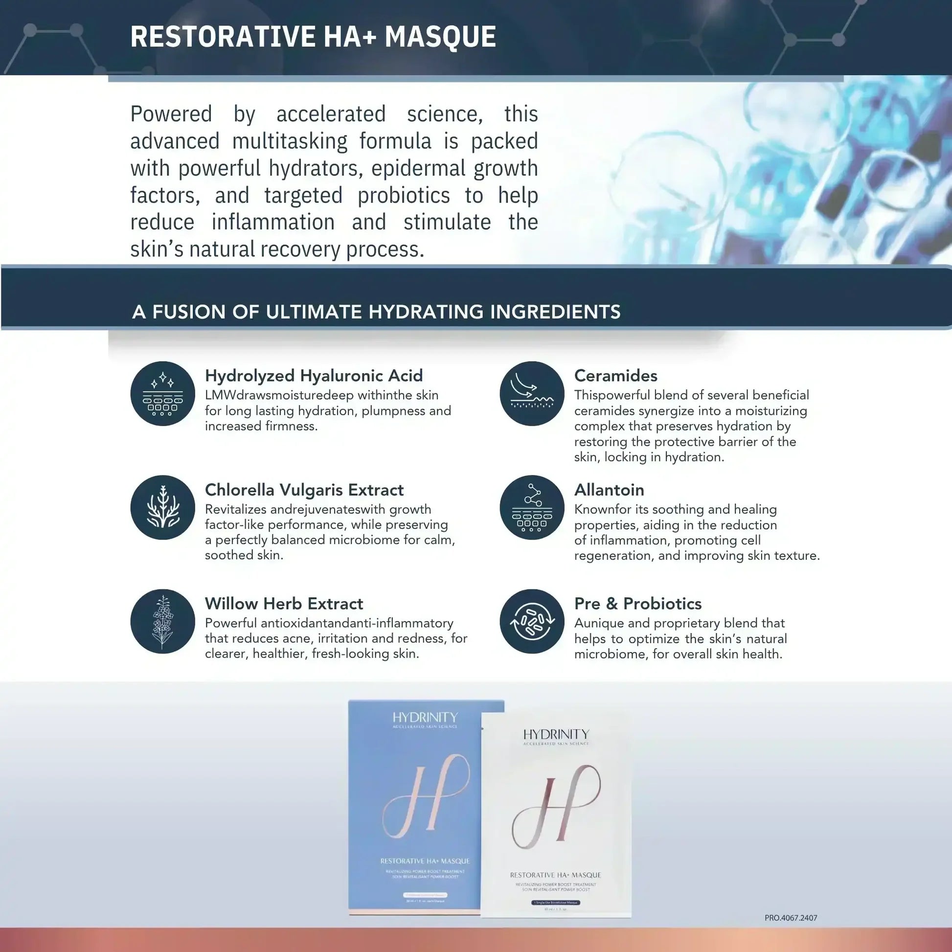 Hydrinity Restorative HA Masque